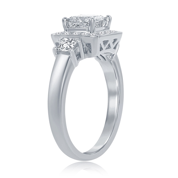 Anillo, 1.51ctw Diamantes, Platino