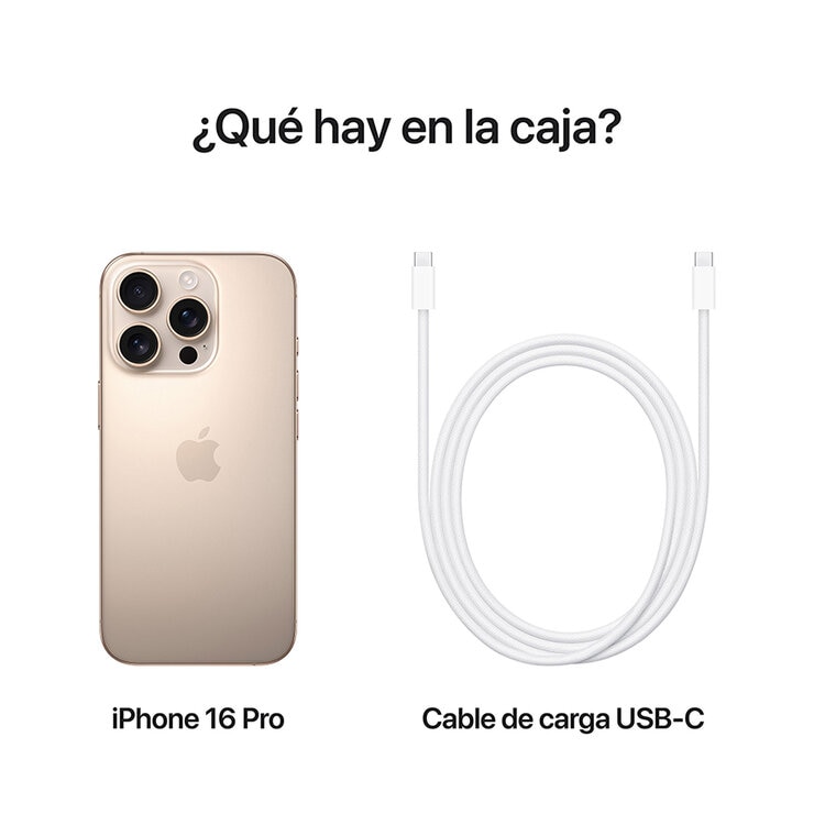 Apple iPhone 16 Pro 1TB Titanio Desierto Apple iPhone 16 Pro 1TB Titanio Desierto