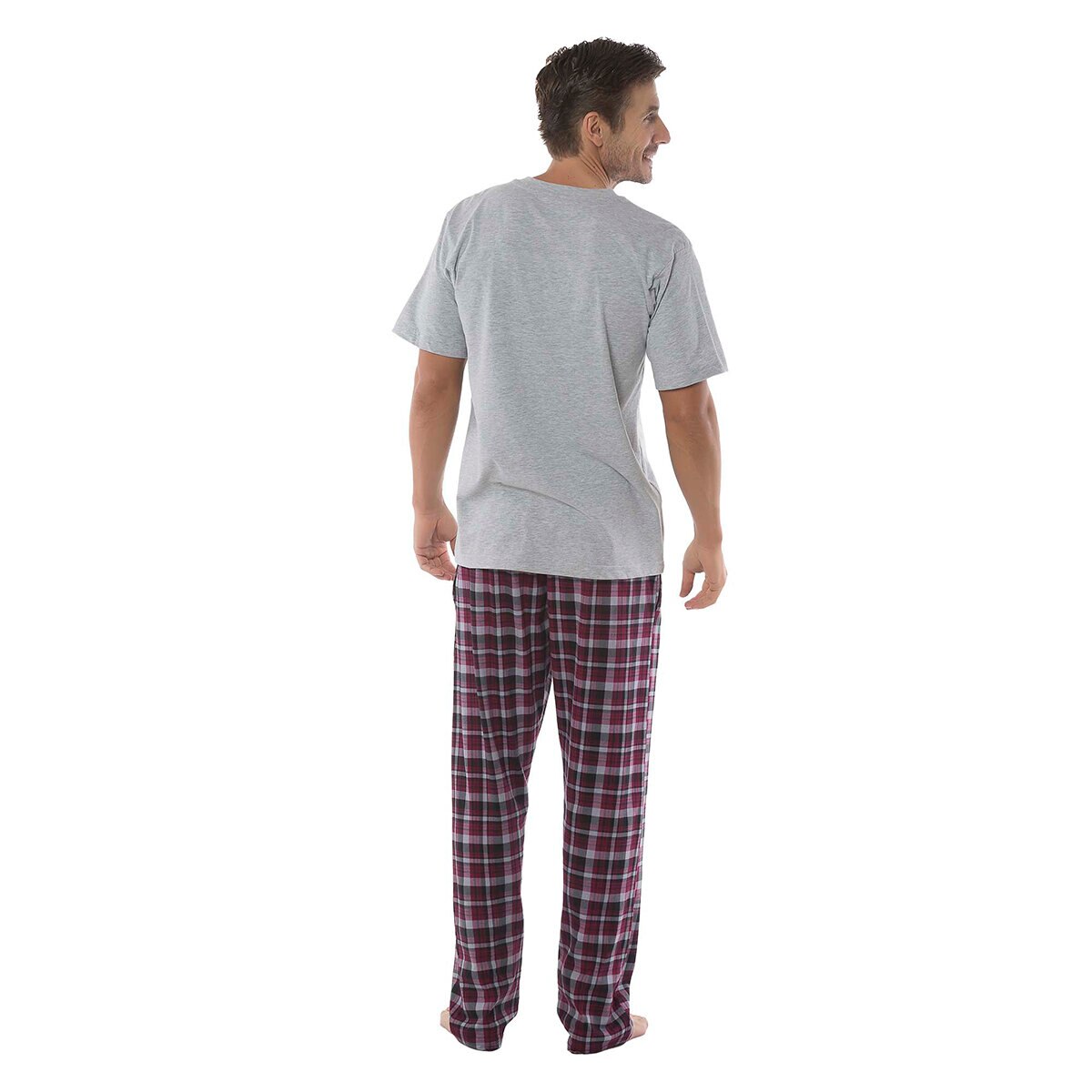 Perry Ellis Pijama de dos piezas para Caballero Gris