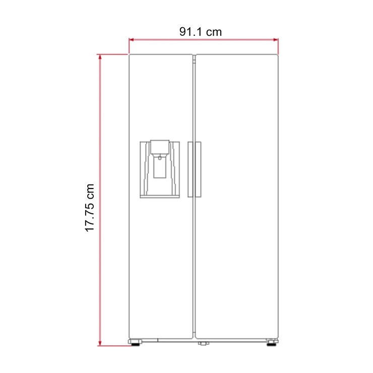 Teka Refrigerador 27´Side by Side