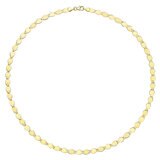 Collar de Eslabones Pulidos, de 14K Oro Amarillo