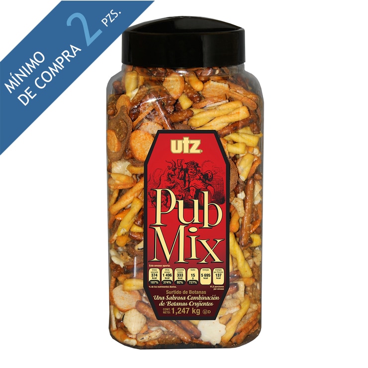 Utz Pub Mix mezcla de botanas saladas 1.24 kg Costco México