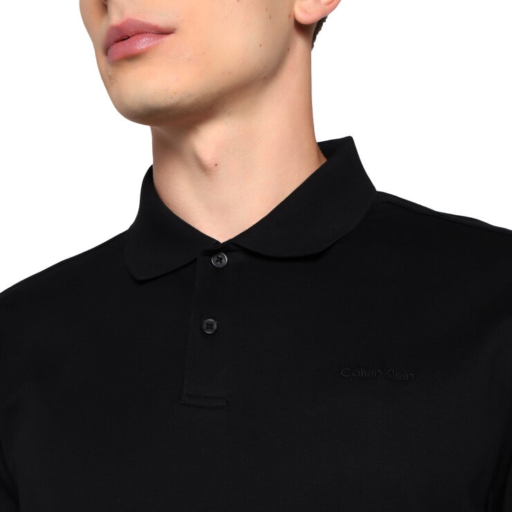 Calvin Klein Polo para Caballero Negro Extra Extra Grande