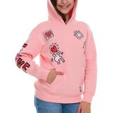 Keith Haring Sudadera para Niños y Niñas Rosa 5 / 6 Años