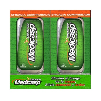 Medicasp Shampoo 2 Pzas de 130 ml