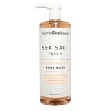 Vitamin Sea Jabón Corporal Líquido con Durazno y Sal de Mar de 1 l