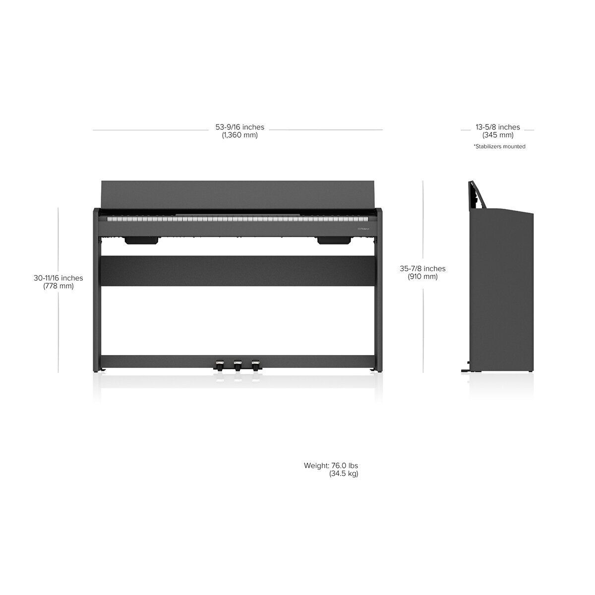 Roland Piano Digital F107 88 Teclas Roland Piano Digital F107 88 Teclas