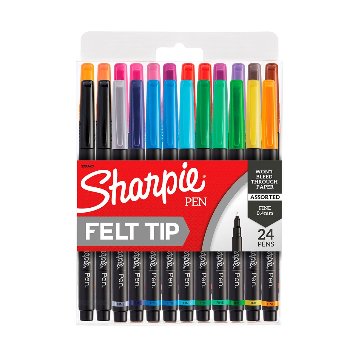 Adelante reforma Dramaturgo Sharpie Felt Tip Bolígrafos de Colores 24 Piezas | Costco...