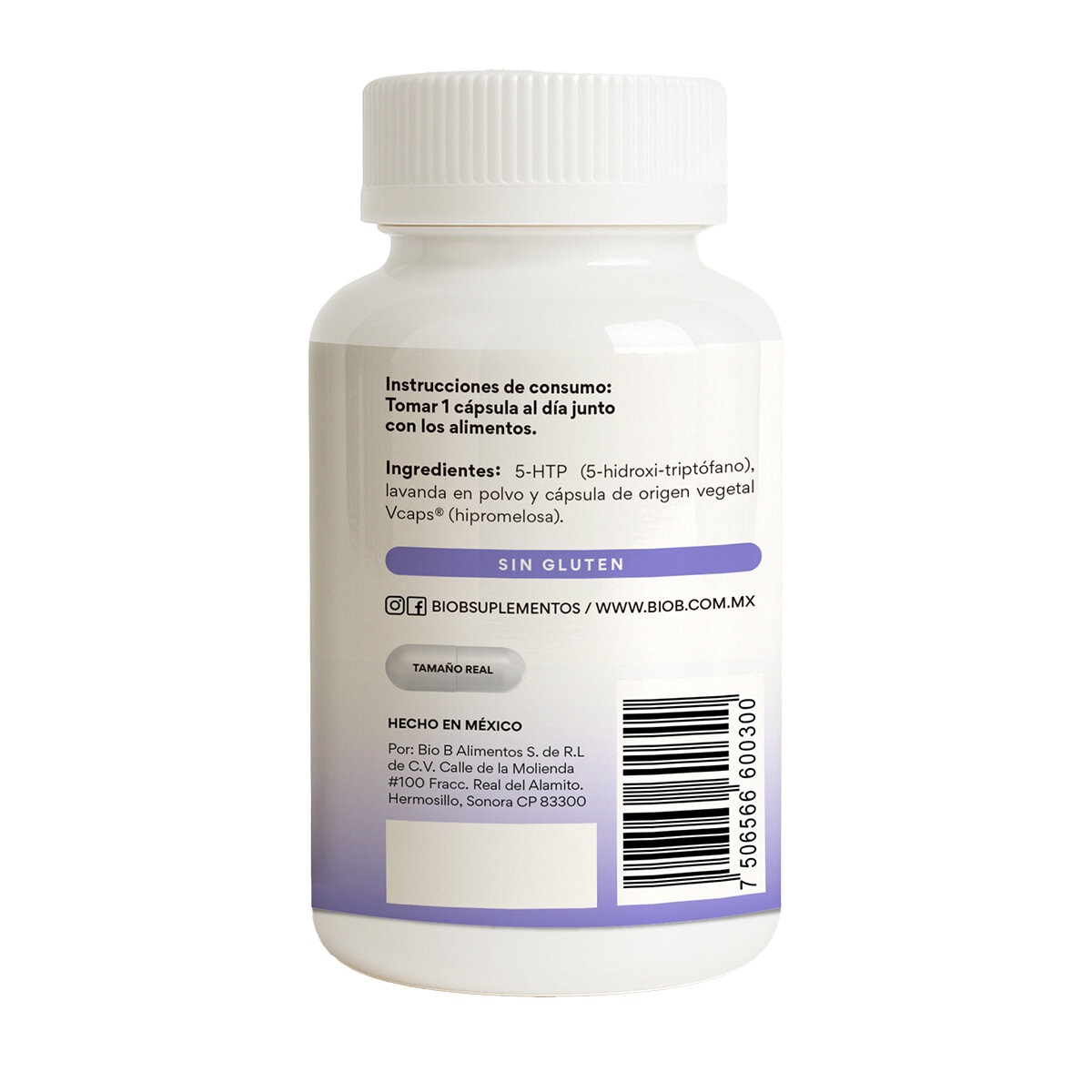 Bio B 5-HTP 90 Cápsulas.