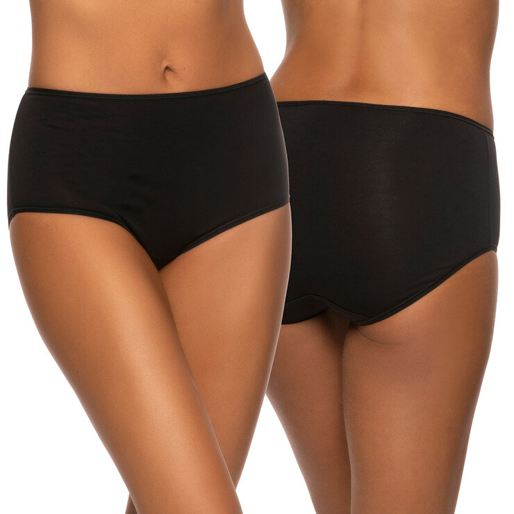 Black Bow Ropa interior para Dama 6 piezas Negro Mediana