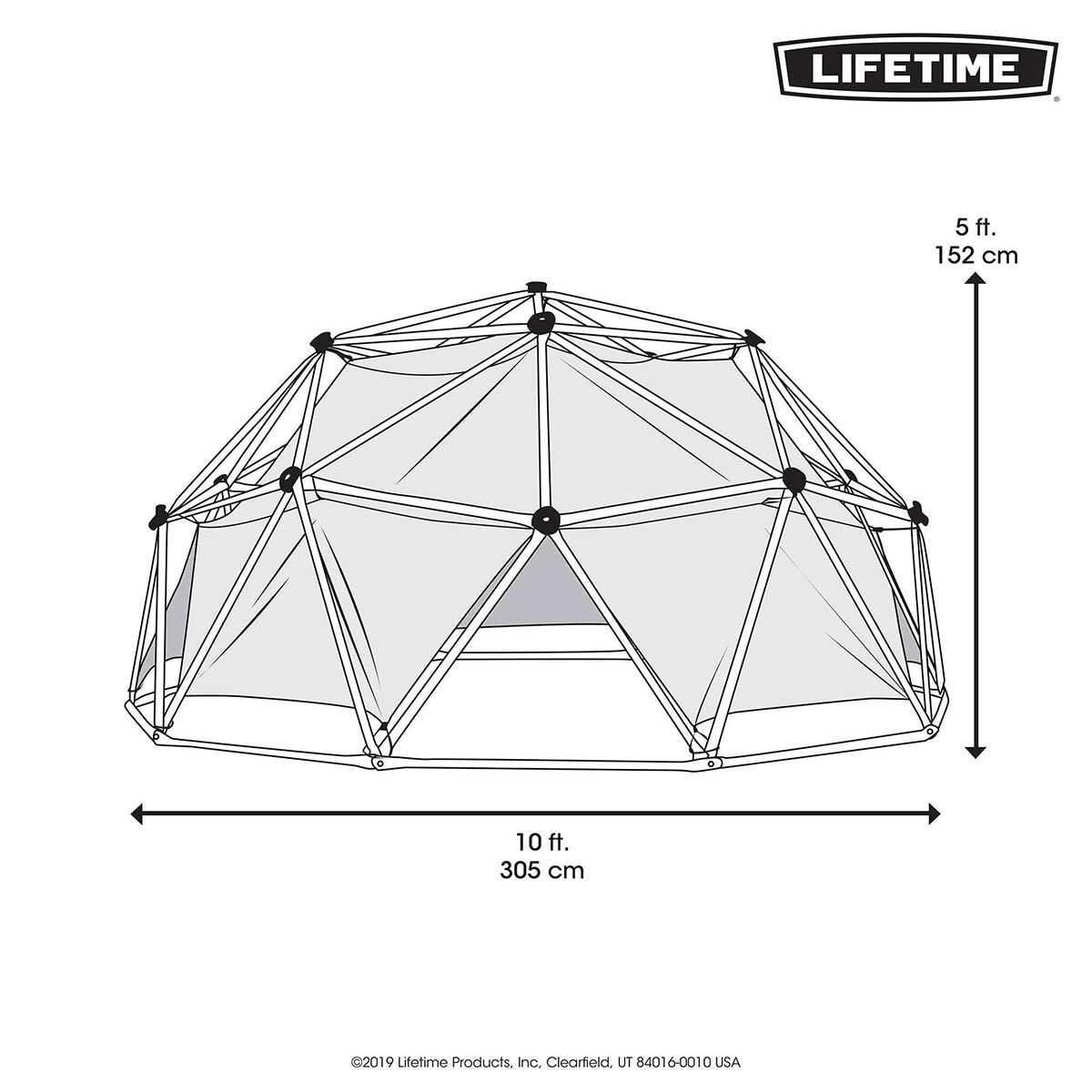 Lifetime Domo Escalador Con Toldo