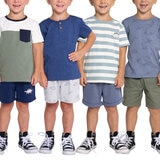 Pekkle Playera 4 piezas para Niños y Niñas Dinosaurio 5 Años