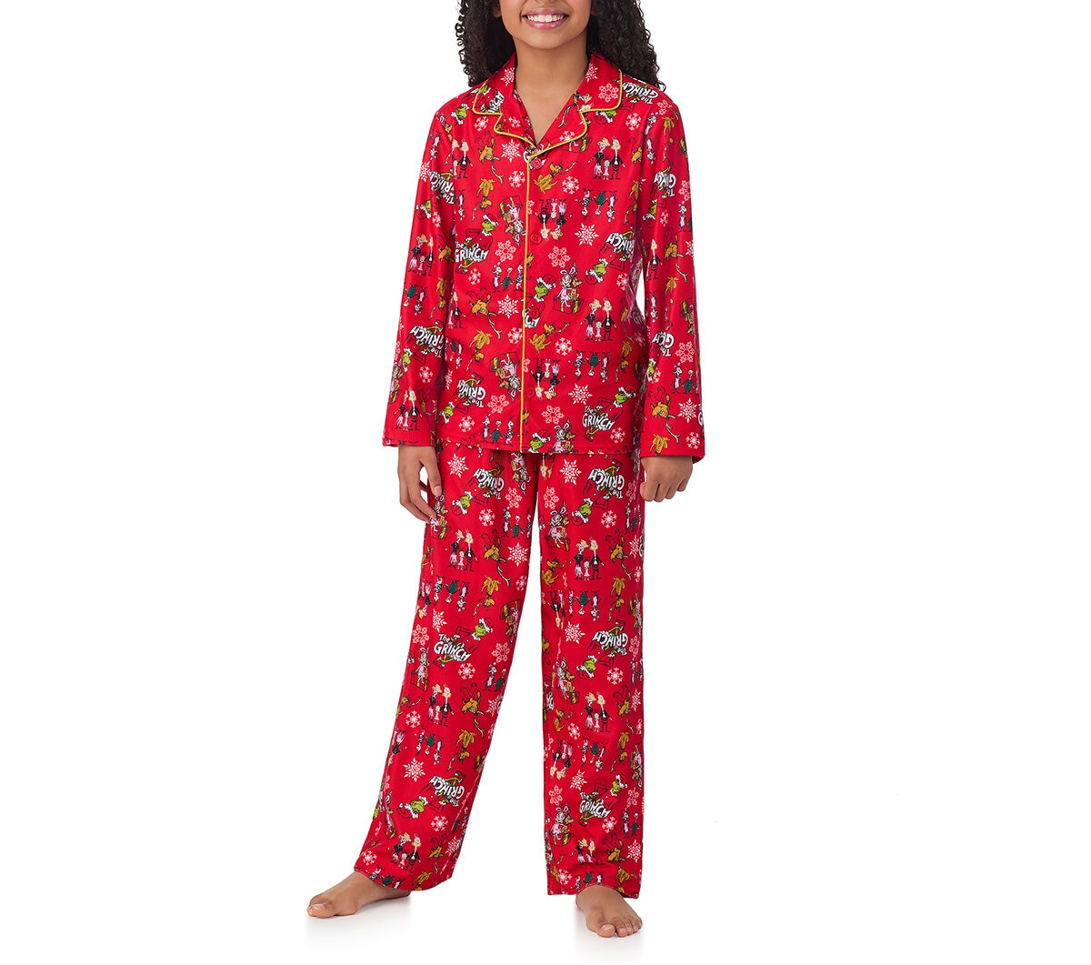 Pijama para Niños y Niñas Rojo The Grinch 10 / 12 Años