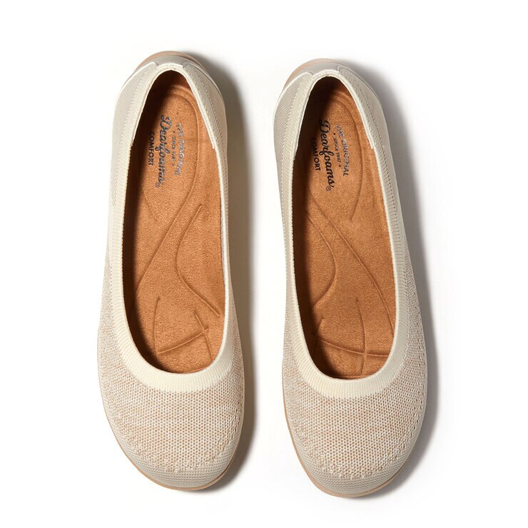 Dearfoams Balerinas para Dama café US - 6.5 / MEX - 23½