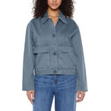 Three Dots Chamarra ligera para Dama Azul Extra Grande