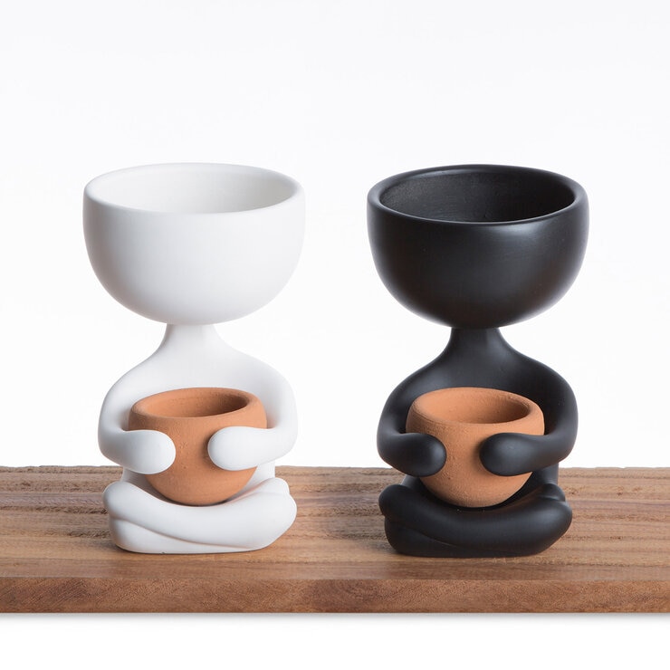 Estudio Floga, Robert Zen Set de Macetas 2 Piezas