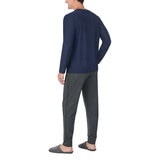 Tommy Bahama Pijama para Caballero Azul Mediana