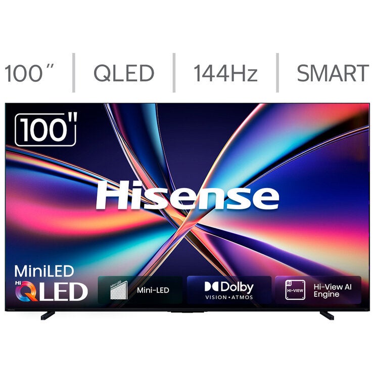 Hisense Pantalla 100" ULED MiniLed Fire TV