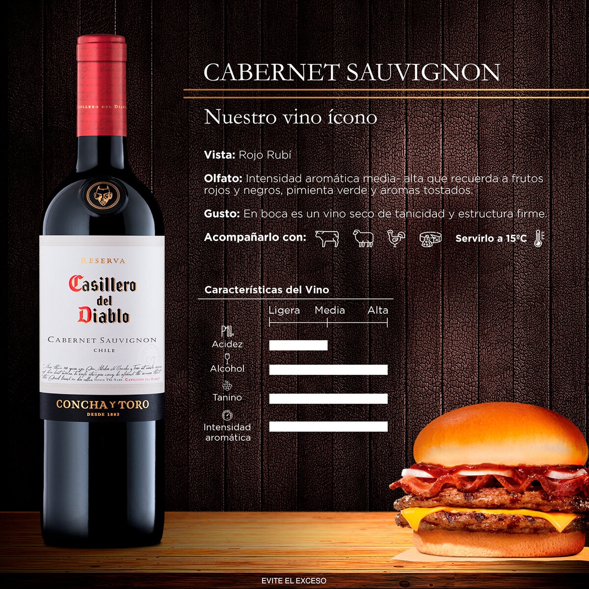 Vino Tinto Casillero del Diablo Reserva 750ml