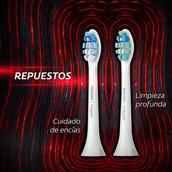 Philips Colgate, Sonic Pro Refills Edición Cuidado de Encías y Limpieza Profunda, 6 piezas