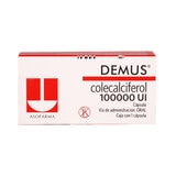 Demus 100000 UI Colecalciferol 1 cápsula
