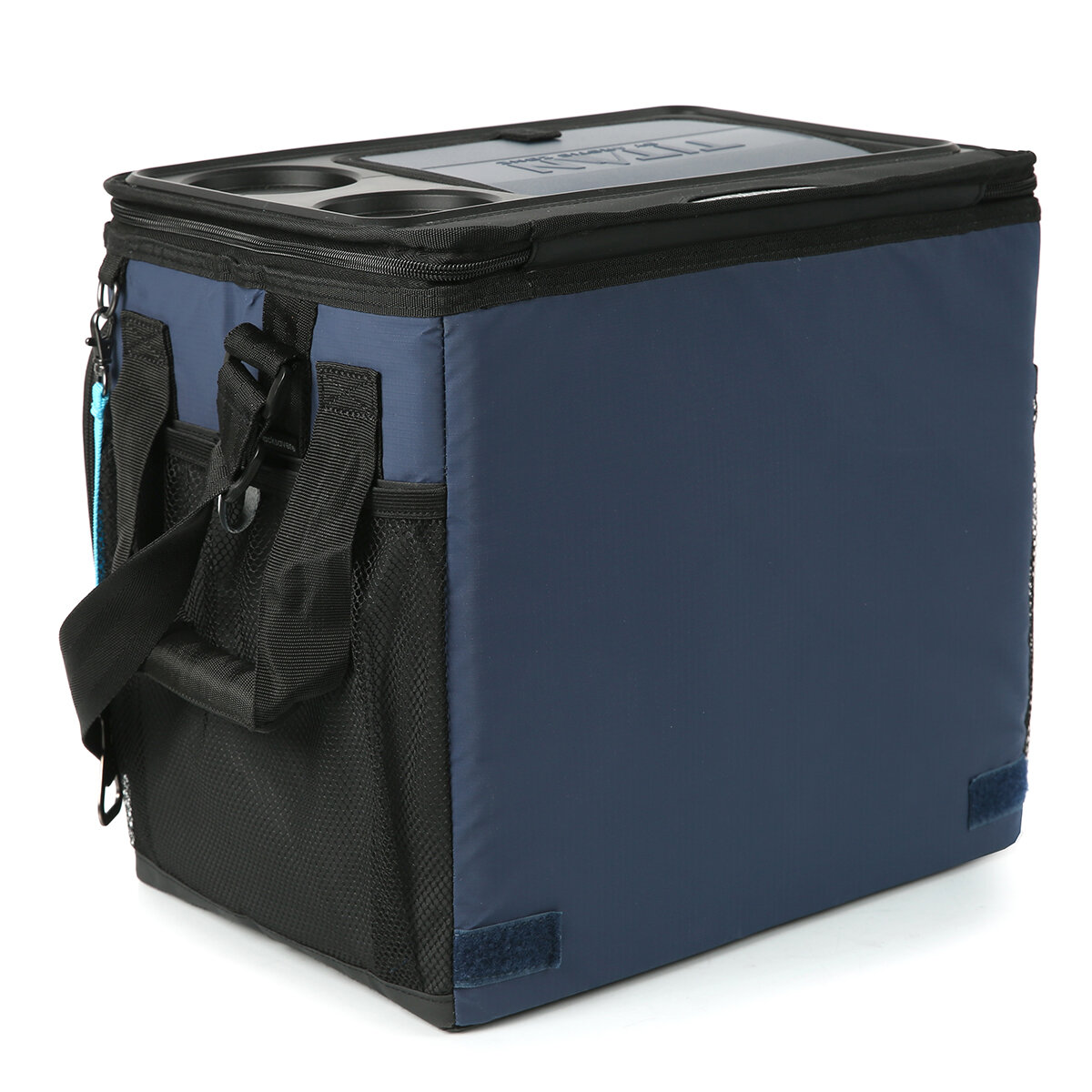 Titan Hielera Plegable para 40 Latas Azul