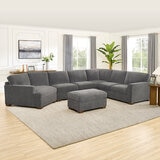 Thomasville, Merran, Seccional de Tela con Almacenamiento Thomasville, Merran, Seccional de Tela con Almacenamiento