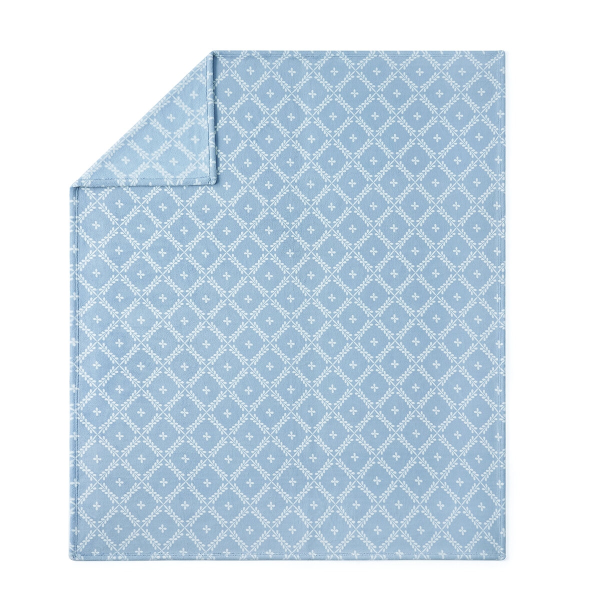 Casual Living Frazada Super Suave 152cm x 177cm, Modelo Adele Blue