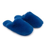 Jezebel Pantuflas para Dama Azul Grande - 26 cm a 27 cm