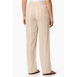 Briggs Pantalones tipo lino para Dama Café Chica