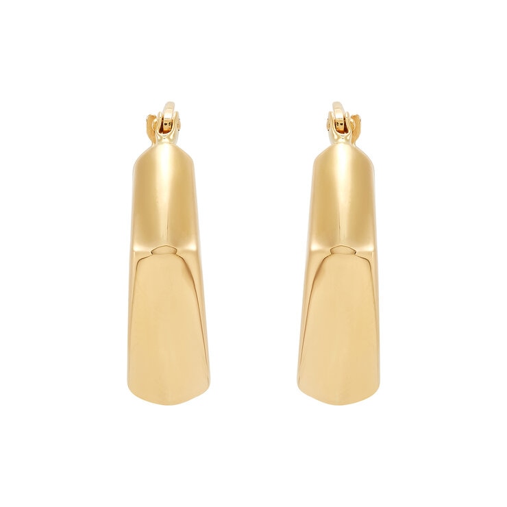 Aretes, Arracadas Forma Diamante, Oro Amarillo 14K