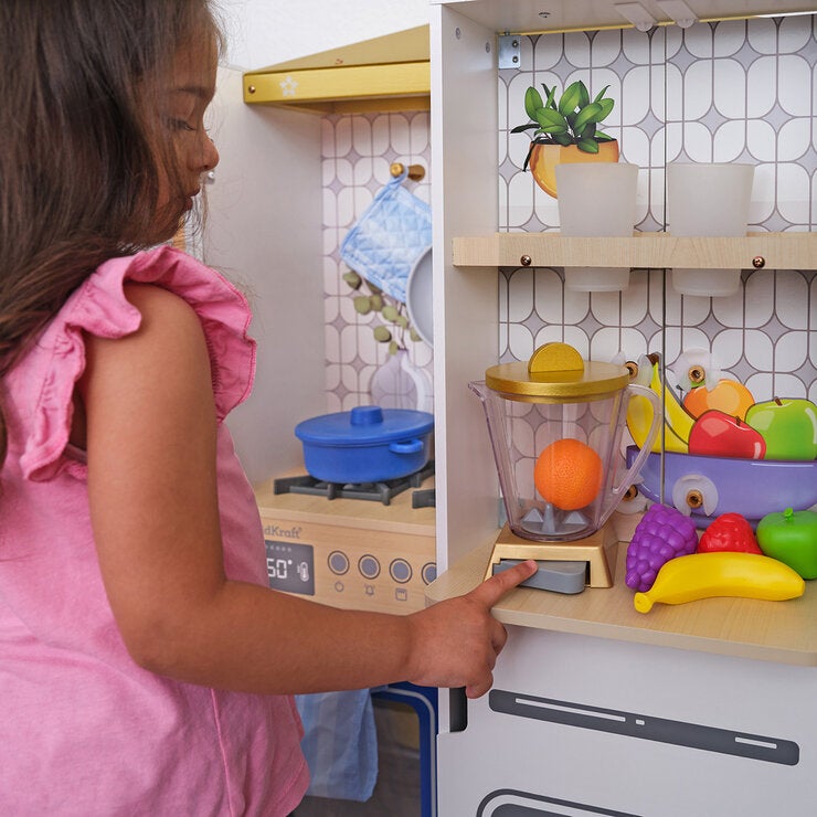 Kidkraft Cocina de Juguete para Cocinar, 44 Accesorios