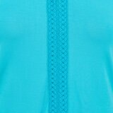 Cristina B Blusa para Dama Azul Extra Grande