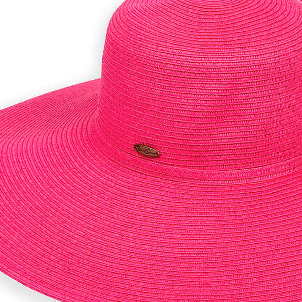 Sun & Sand, Sombrero Clásico de Ala Grande Color Fiusha