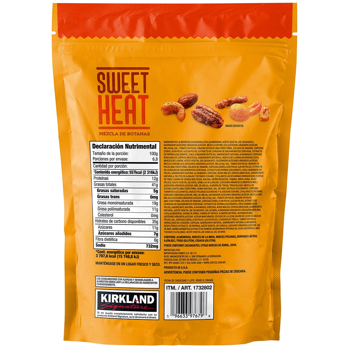 Kirkland Signature Sweet Heat Mezcla de Botanas 680 g