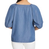 Jessica Simpson Blusa para Dama Azul Extra Grande