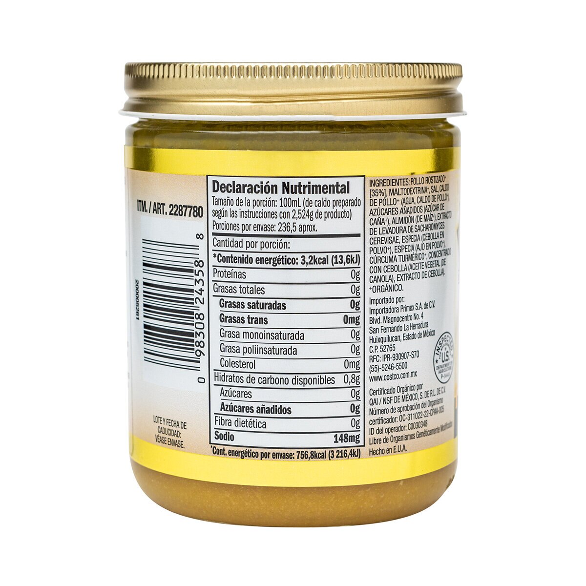 Better Than Bouillon Base de Pollo Rostizado Orgánica 597 g