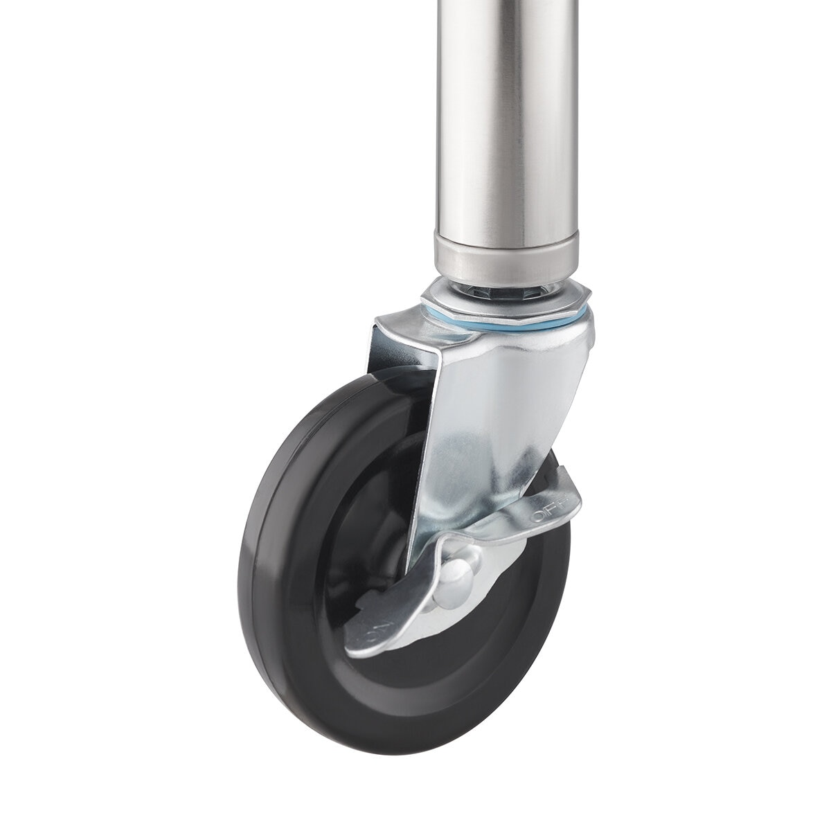 Trinity Mesa de Preparación de Acero Inoxidable con Ruedas