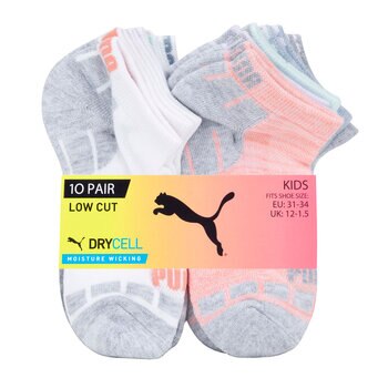Puma Calcetines para Niña o Niño (10 piezas) Varias Tallas y Colores