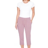 S.C. & CO Pantalones Capri para Dama Rosa Extra Chica