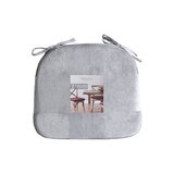 Sutton Place Juego de 2 Cojines para Silla Color Gris
