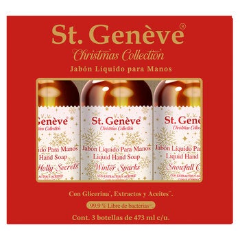 ST. Geneve jabón de manos Colección Navidad 3/473 ml ST. Geneve jabón de manos Colección Navidad 3/473 ml