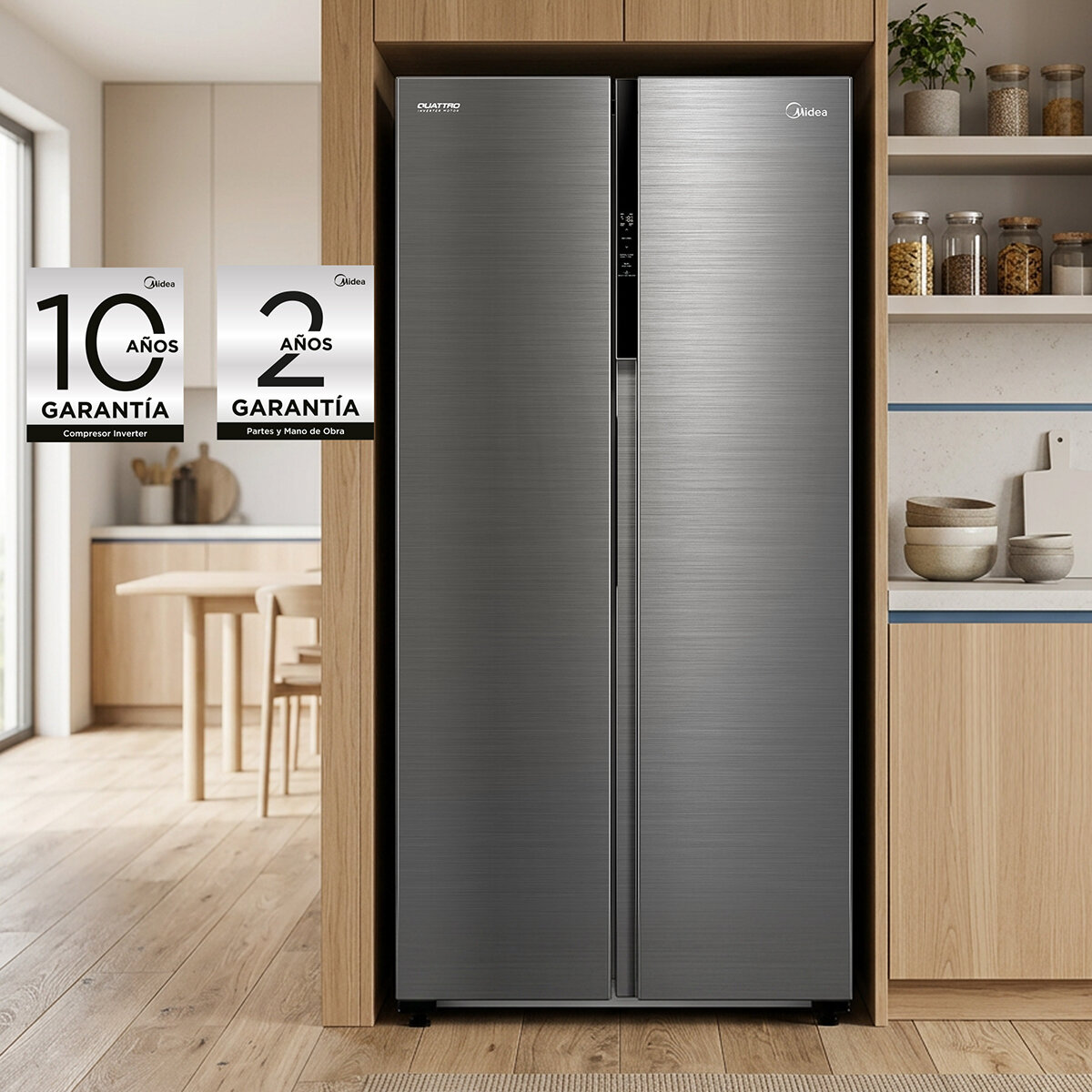 Midea Refrigerador 17' Side By Side Midea Refrigerador 17' Side By Side
