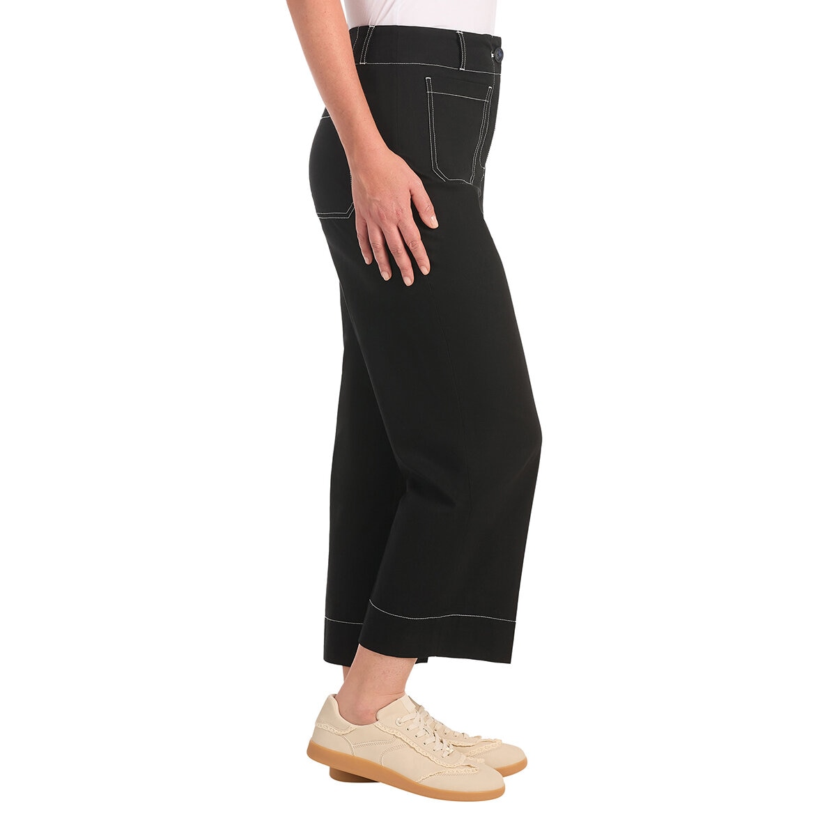 Hilary Radley Pantalones para Dama Negro 4