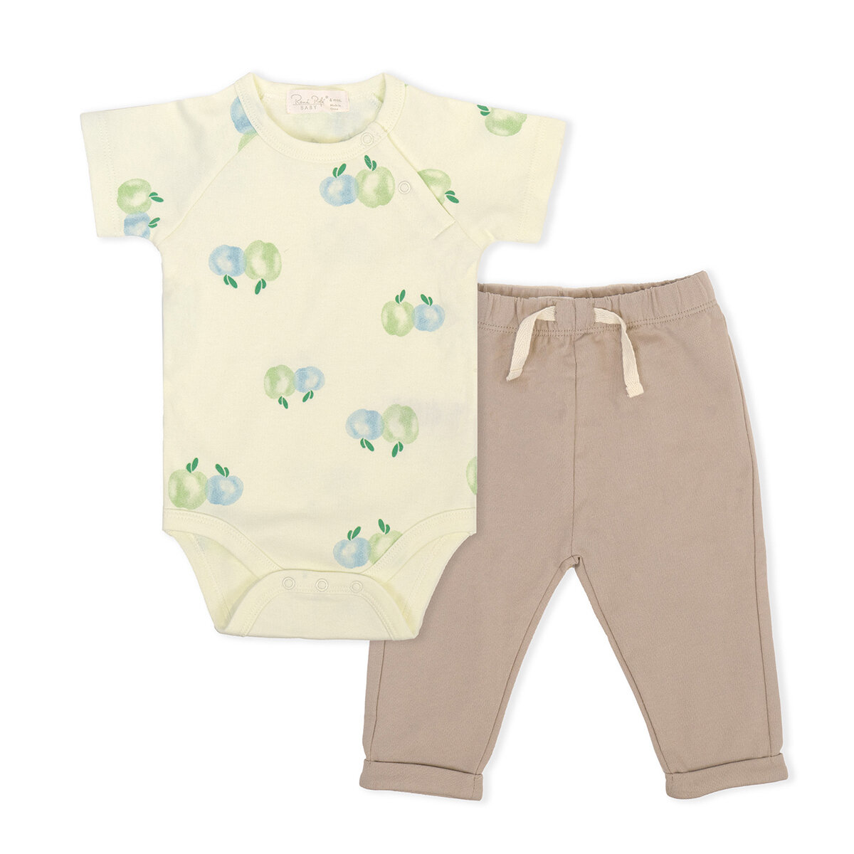 René Rofé Baby Conjunto de 4 piezas para Bebés Verde 3 Meses