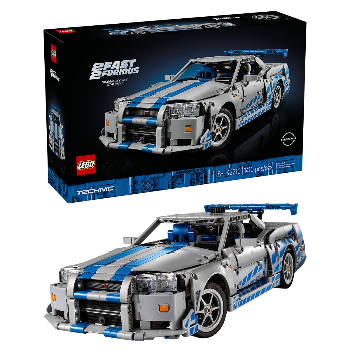 LEGO Technic Coche Nissan Skyline GT-R de Fast and Furious