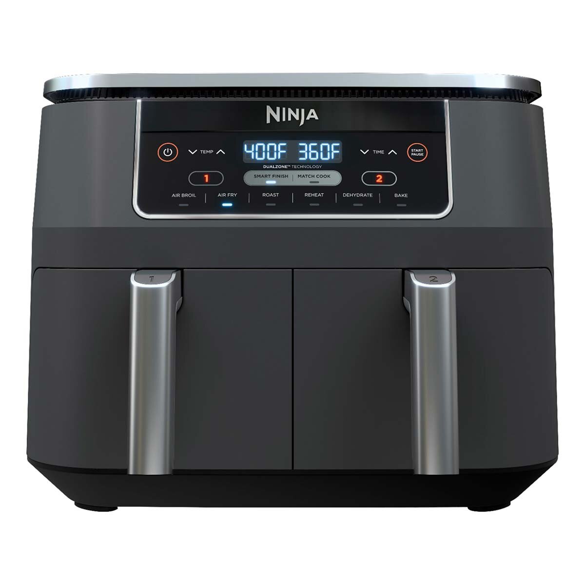 Ninja, Freidora de Aire con Doble Cámara 7.5 L