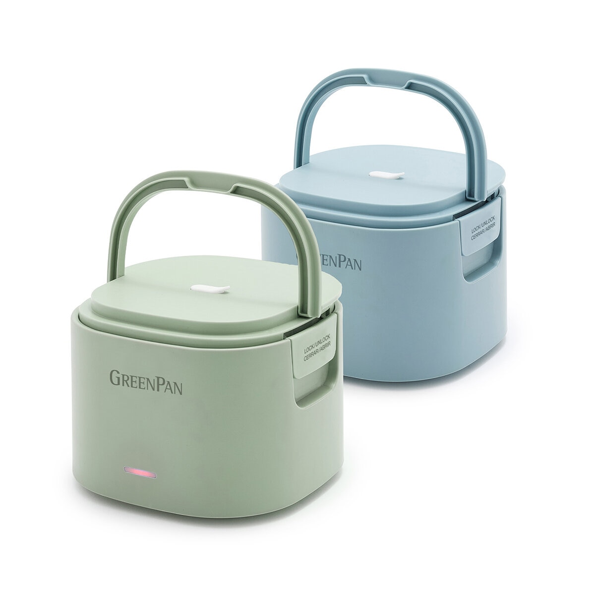 GreenPan, Lonchera Eléctrica con Tazón Antiadherente de Cerámica, 2 piezas