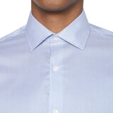 Tommy Hilfiger Camisa para Caballero Azul con rayas blancas
