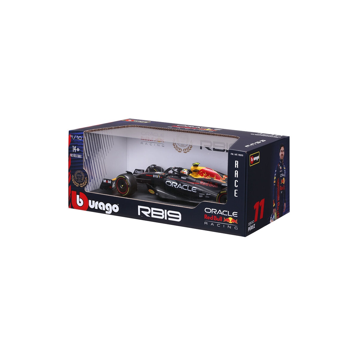 Bburago Auto F1 de Colección Escala 1:18, Redbull #11 Bburago Auto F1 de Colección Escala 1:18, Redbull #11